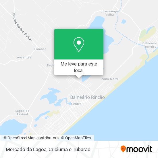 Mercado da Lagoa mapa
