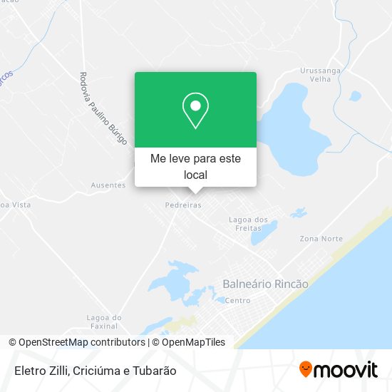 Eletro Zilli mapa