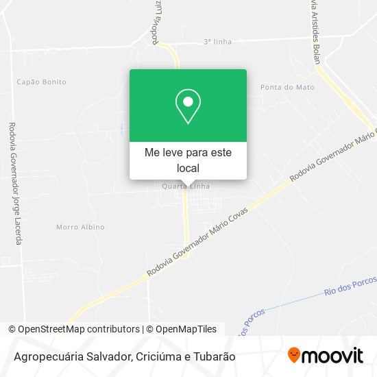 Agropecuária Salvador mapa