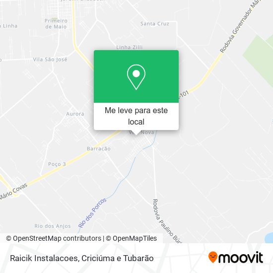 Raicik Instalacoes mapa
