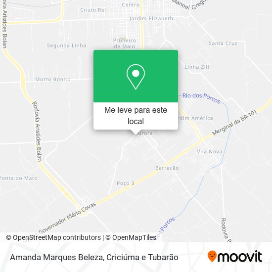 Amanda Marques Beleza mapa