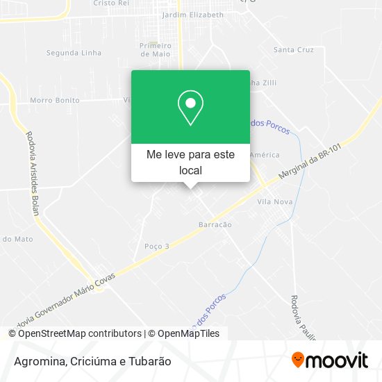 Agromina mapa