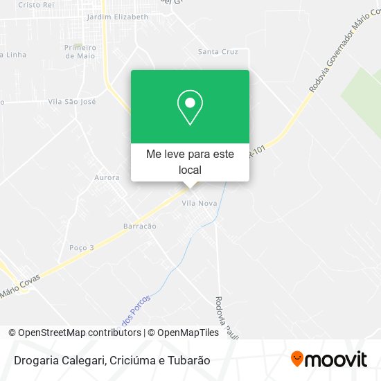 Drogaria Calegari mapa