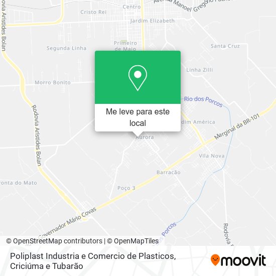 Poliplast Industria e Comercio de Plasticos mapa