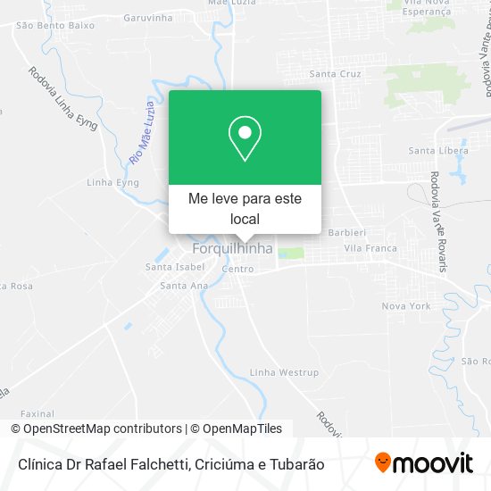 Clínica Dr Rafael Falchetti mapa