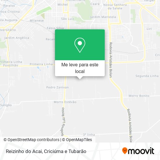 Reizinho do Acai mapa