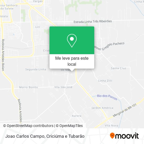 Joao Carlos Campo mapa
