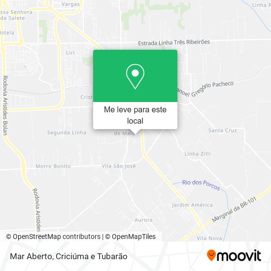 Mar Aberto mapa