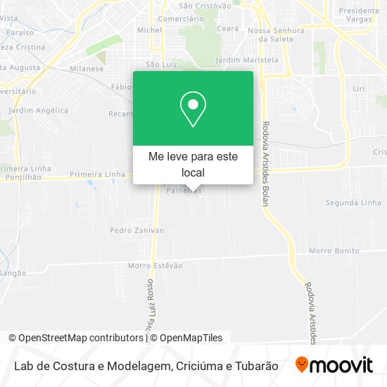 Lab de Costura e Modelagem mapa
