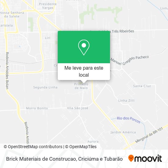 Brick Materiais de Construcao mapa