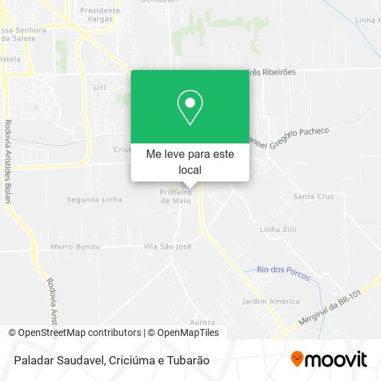 Paladar Saudavel mapa