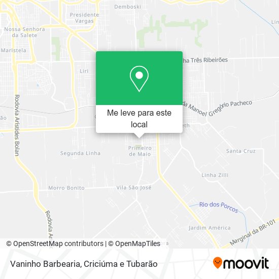 Vaninho Barbearia mapa