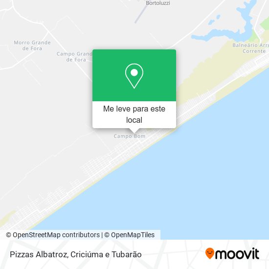Pizzas Albatroz mapa