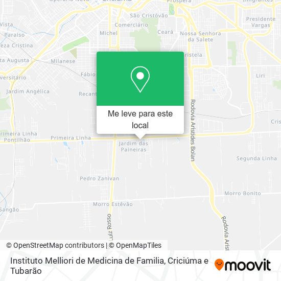 Instituto Melliori de Medicina de Familia mapa