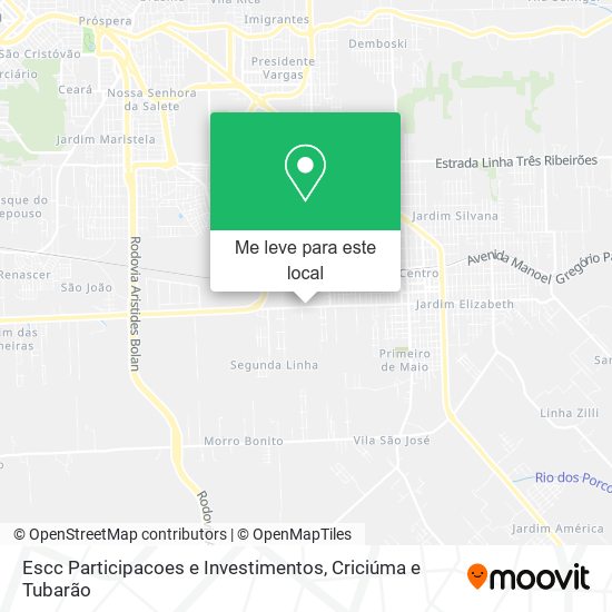 Escc Participacoes e Investimentos mapa