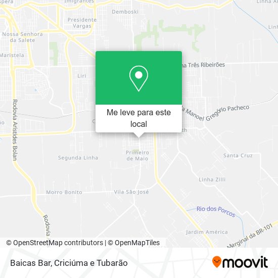 Baicas Bar mapa