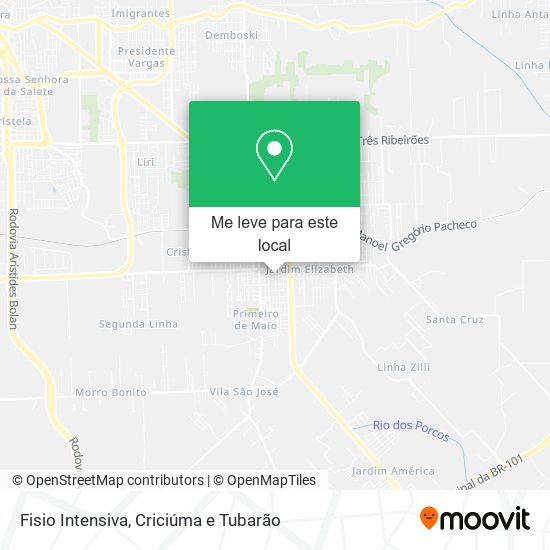 Fisio Intensiva mapa