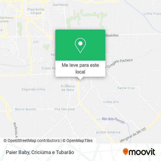 Paier Baby mapa