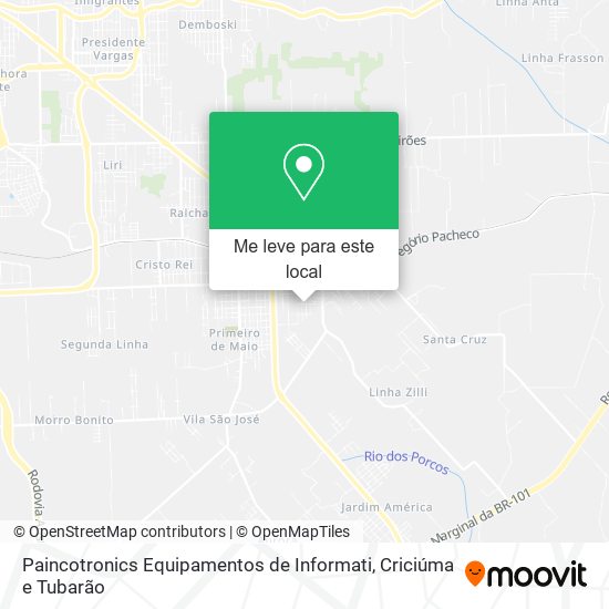 Paincotronics Equipamentos de Informati mapa