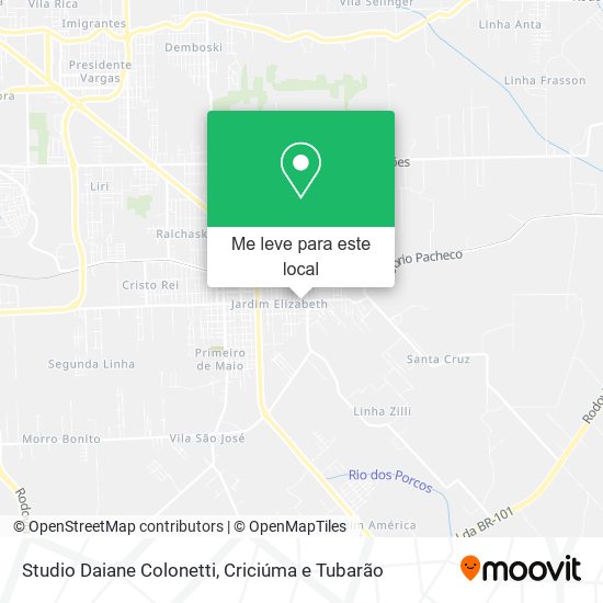 Studio Daiane Colonetti mapa