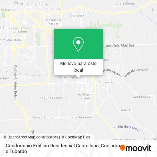 Condominio Edificio Residencial Castellano mapa