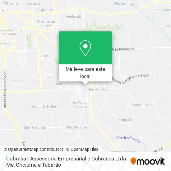 Cobrasa - Assessoria Empresarial e Cobranca Ltda Me mapa