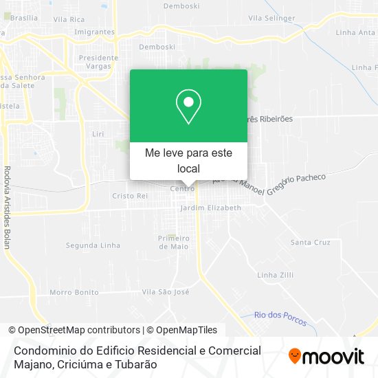 Condominio do Edificio Residencial e Comercial Majano mapa