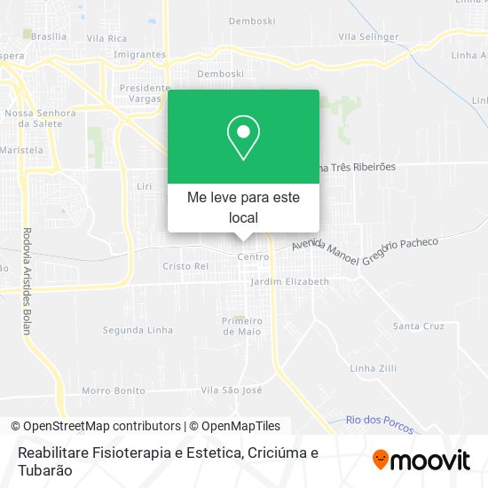 Reabilitare Fisioterapia e Estetica mapa