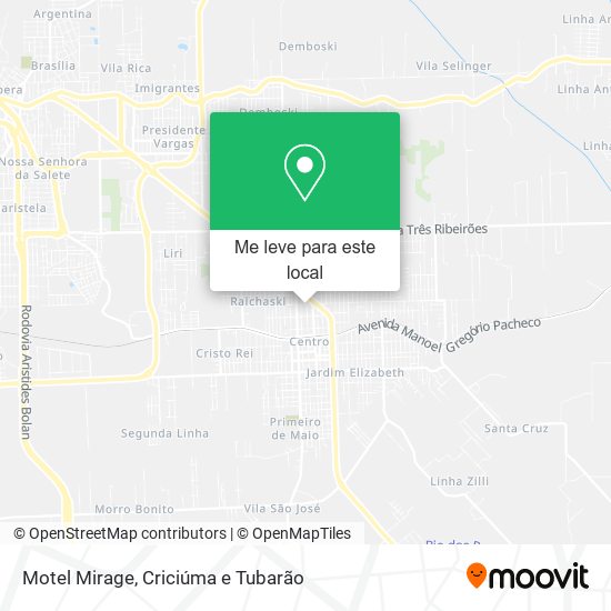 Motel Mirage mapa