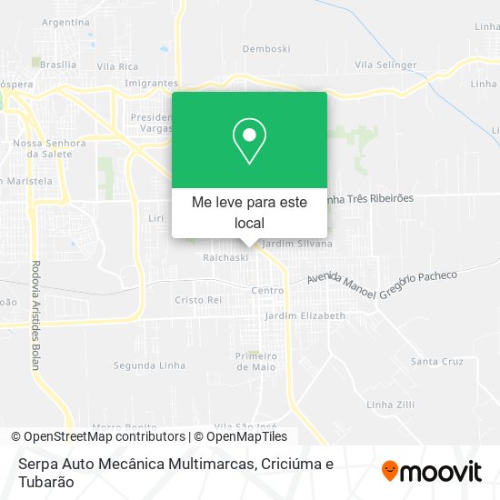 Serpa Auto Mecânica Multimarcas mapa