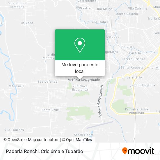 Padaria Ronchi mapa