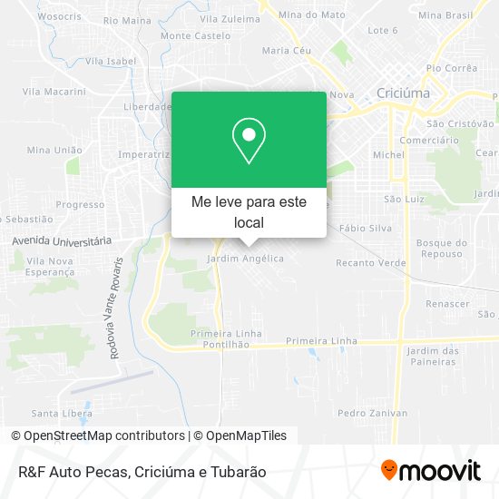 R&F Auto Pecas mapa