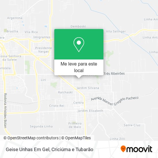 Geise Unhas Em Gel mapa