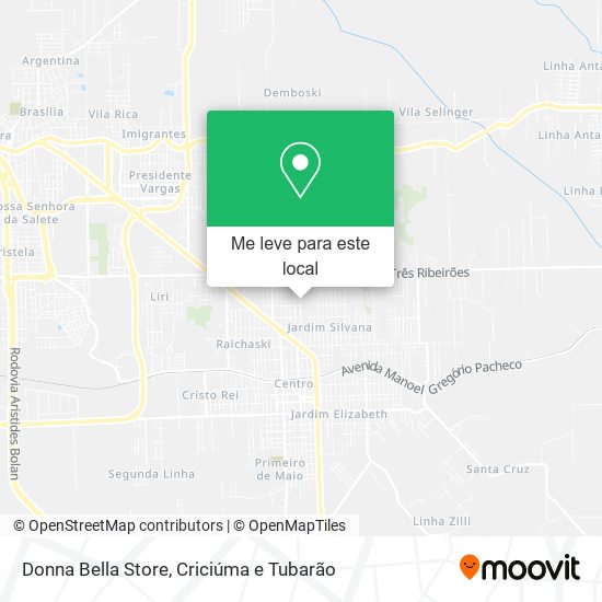 Donna Bella Store mapa