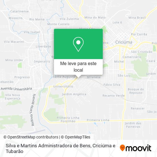 Silva e Martins Administradora de Bens mapa