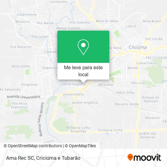Ama Rec SC mapa