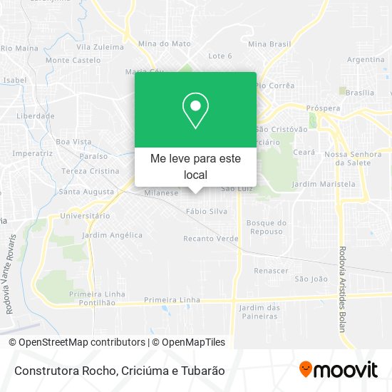 Construtora Rocho mapa