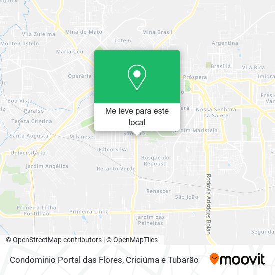 Condominio Portal das Flores mapa