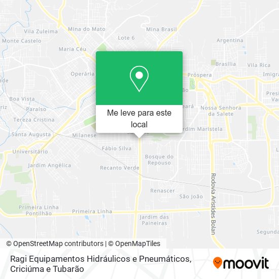 Ragi Equipamentos Hidráulicos e Pneumáticos mapa