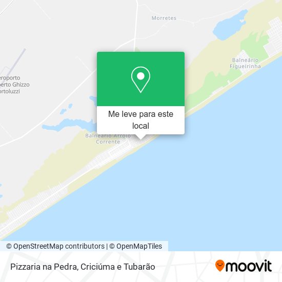 Pizzaria na Pedra mapa