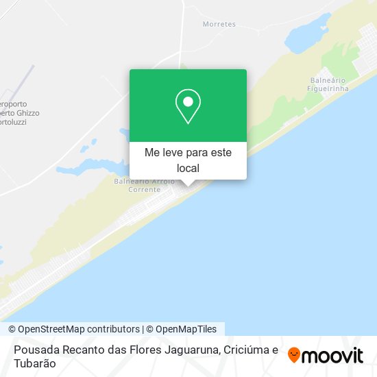 Pousada Recanto das Flores Jaguaruna mapa