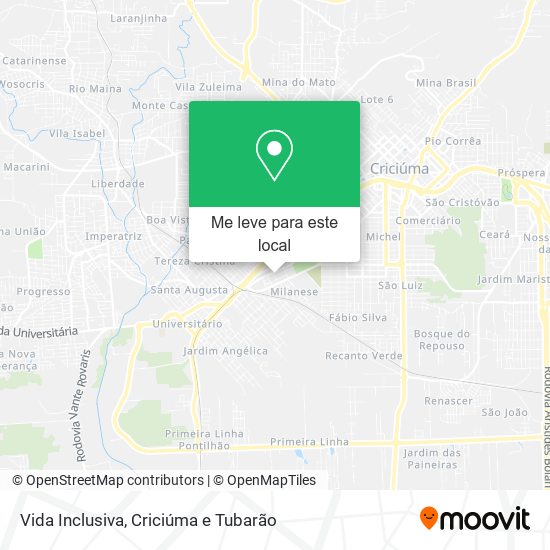 Vida Inclusiva mapa