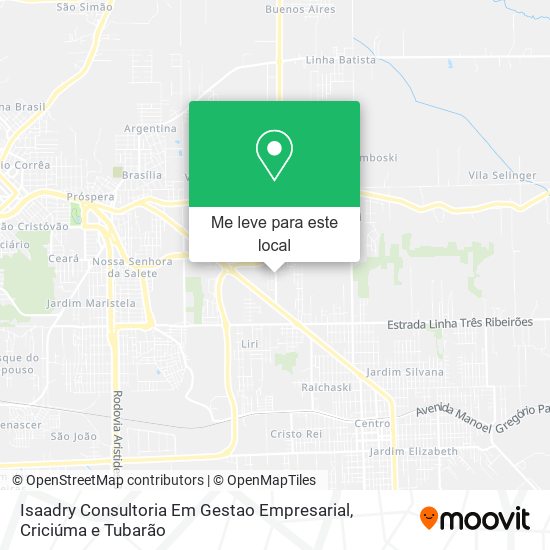 Isaadry Consultoria Em Gestao Empresarial mapa