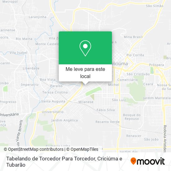 Tabelando de Torcedor Para Torcedor mapa