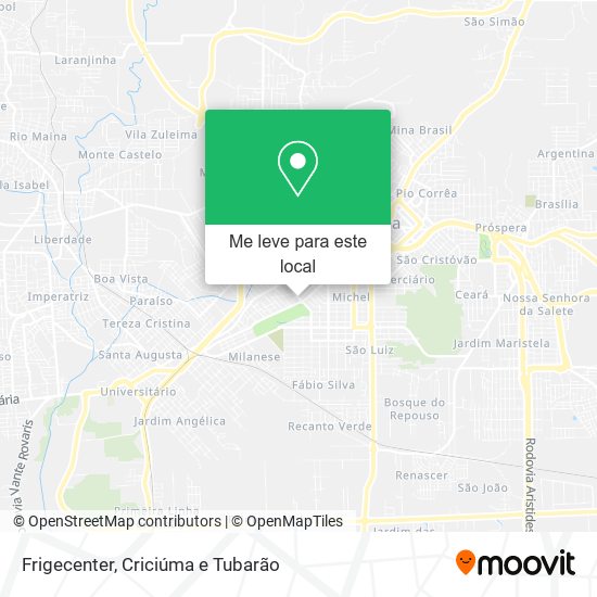 Frigecenter mapa