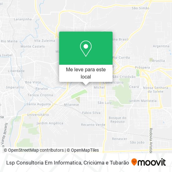 Lsp Consultoria Em Informatica mapa