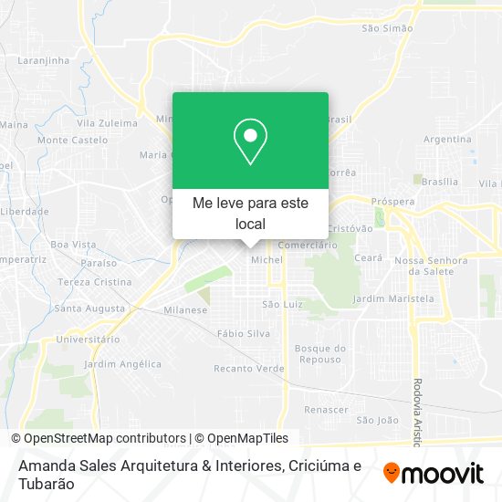 Amanda Sales Arquitetura & Interiores mapa