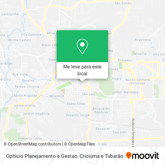 Ophicio Planejamento e Gestao mapa