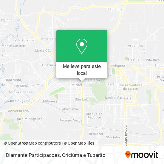 Diamante Participacoes mapa