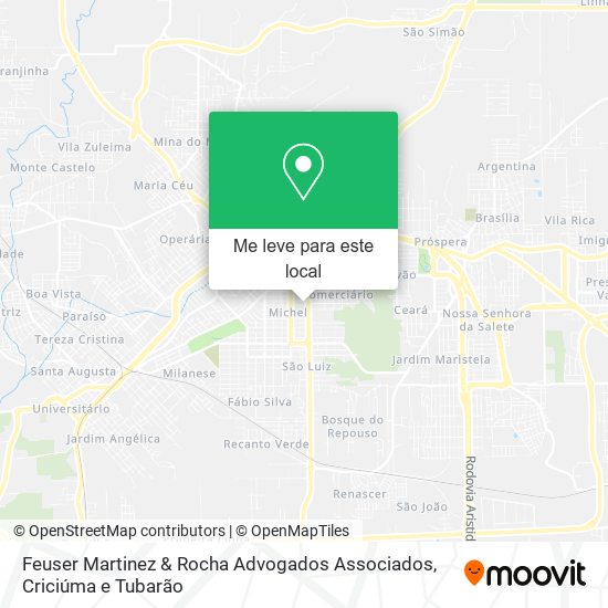 Feuser Martinez & Rocha Advogados Associados mapa